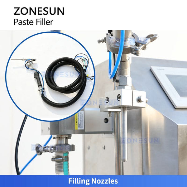Zonesun ZS-GPSV1 Semi-automatic Servo Gear pump Liquid Paste Quantitative Filling Machine