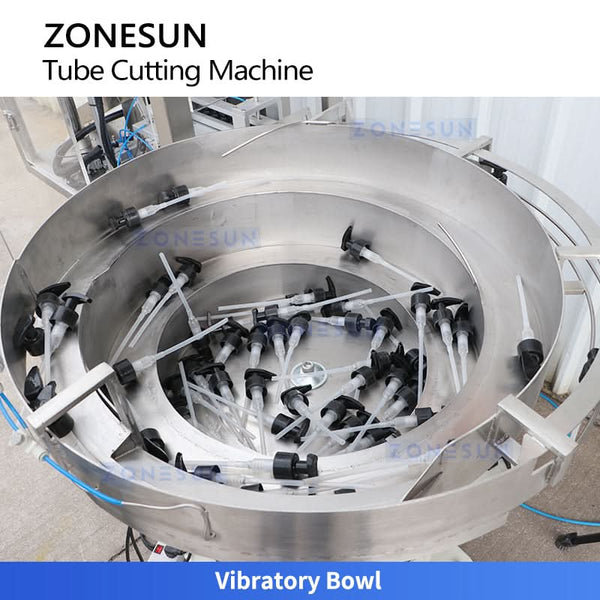 ZONESUN ZS-JG25 Automatic V-Shape Tube Cutting Machine  for Pump and Spray Tubes