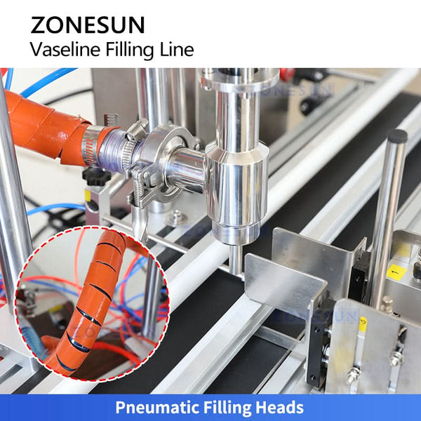 ZONESUN ZS-DTGT2B Vaseline Filling Machine with Heating and Mixing Function