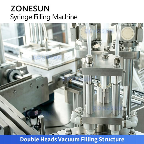 ZONESUN ZS-AFY2 Aseptic Double Head Prefilled Syringe Filling and Sealing Machine