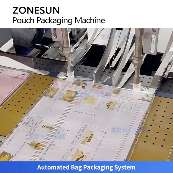 ZONESUN ZS-FZ310 Automatic Paper Counting Packaging Machine Notebooks Form-Fill-Seal Bundling System