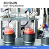 Zonesun ZS-LG2C High Precision 2 Heads Dual-Color Spiral Cosmetic Filling Machine