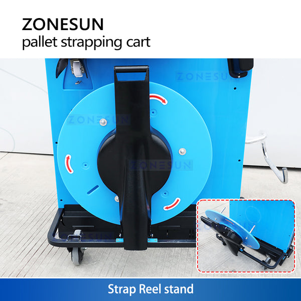 ZONESUN ZS-PSC1 Automatic Pallet Strapping Cart for PP/PET