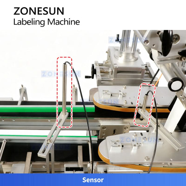 ZONESUN ZS-TB831F Food Box 4 Sides Wrap Around Tamper-Evident Labeling Machine Security Labels Applicator