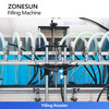 ZONESUN ZS-VTGF8A Automatic 8 Head Gear Pump Filling Machine 120L Lube Oil Filler