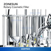 ZONESUN ZS-VTRPF4 Automatic 4-Color Rotary Cream Filling Machine for Cosmetic & Food