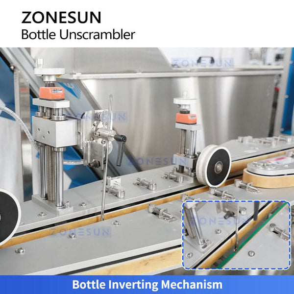 ZONESUN ZS-LP300 Automatic Plastic Bottle Unscrambler Machine with Bucket Elevator