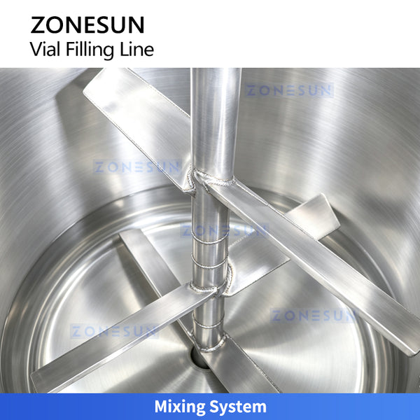 ZONESUN ZS-FAL180V14 Turnkey Vial Packaging Line Water Treatment Filling Capping Labeling