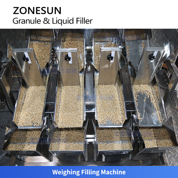 ZONESUN ZS-ZY300 Multi-functional Rotary Pouch Premade Pouch Packing Machine for Granules Liquids