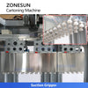 ZONESUN ZS-CPL2 Pick and Place Case Packer Automatic Case Packing Machine for Jars Cans