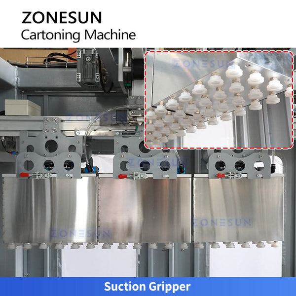 ZONESUN ZS-CPL2 Pick and Place Case Packer Automatic Case Packing Machine for Jars Cans