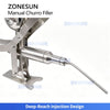 ZONESUN ZS-CZI4 Manual Cake Depositor Pastry Injector Stainless Steel Cream Jam Dispenser