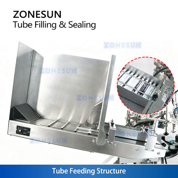 Zonesun ZS-FS009A Aluminum Tube Filling and Sealing Machine for Cream and Ointment