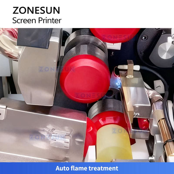 ZONESUN ZS-SWP3 Automatic Bottle and Jar Screen Printing Machine for Logos & Designs