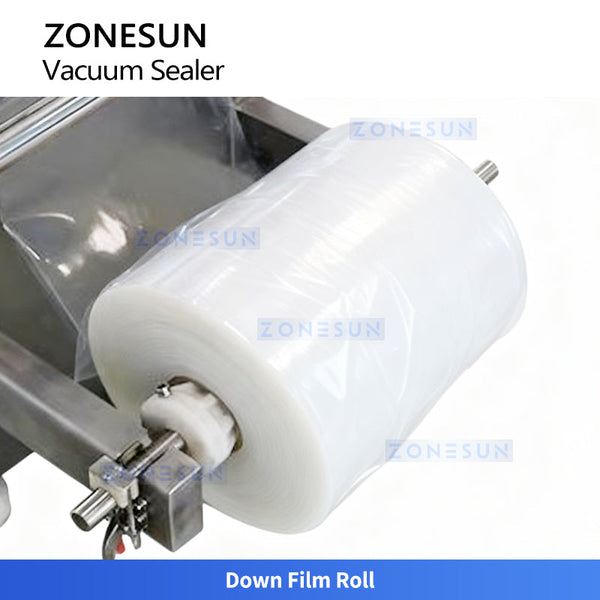 ZONESUN ZS-DLZ380 Automatic Stretch Film Vacuum Packaging Machine Automatic Vacuum Sealer