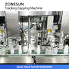 ZONESUN ZS-VTXG3 Automatic Double-Head Tracking Capping Machine for Lotion Pumps Trigger Sprays