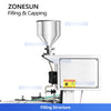 ZONESUN ZS-AFC47 Tabletop 1–15ml Peristaltic Pump Nail Polish Essential Oils Filling Capping Machine