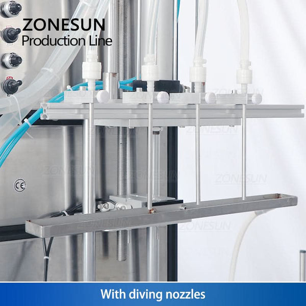 ZONESUN ZS-FAL180X4 Bottle Accumulation Table for Filling Capping Labeling Line