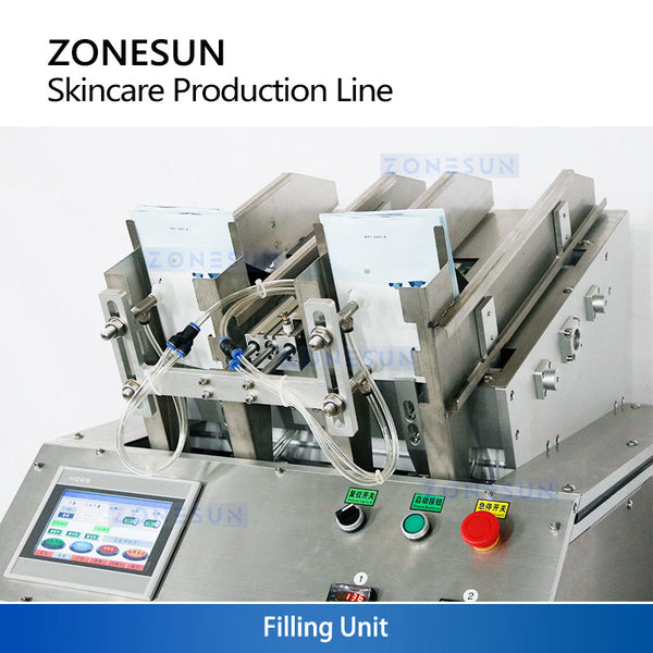 ZONESUN ZS-MS3TPF Mask Sheet Folding and Bagging Machine Turnkey Sachet Filling Sealing Solution