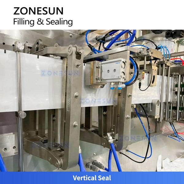 ZONESUN ZS-SPFC2 Automatic Spout Pouch Filling Sealing Machine Form-Fill-Seal Packaging Line