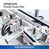 ZS-FM3A desktop powder filler with conveyor belt for spice and coffee bottles