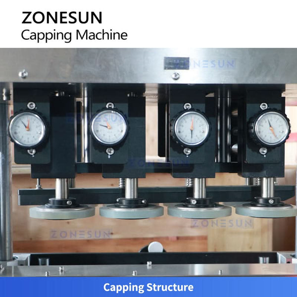 ZONESUN ZS-XG440B High-Speed Linear Capping Machine Automatic Bottle Capper