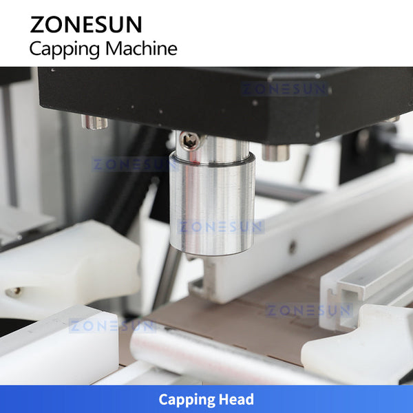ZONESUN ZS-XG450H Automatic Desktop Capping Machine Electric Screw Capper for Cosmetic Essential Oil
