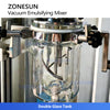 ZONESUN ZS-YK5L Lab-scale Vacuum Emulsifying Mixer for Lotion Gel Cream