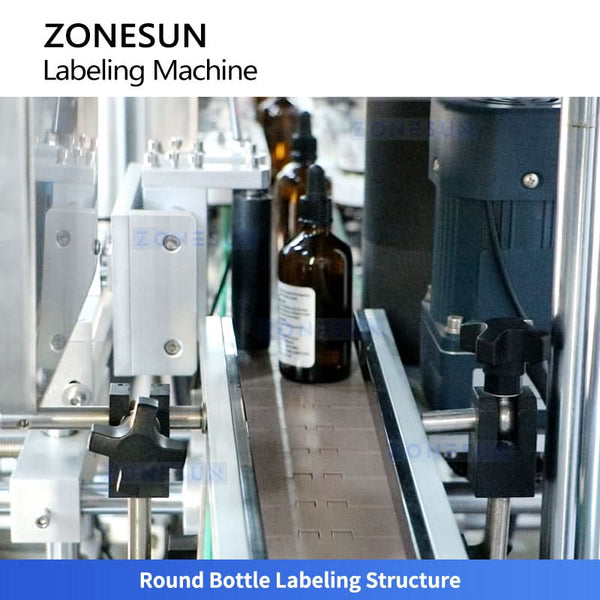 ZONESUN ZS-TB300N Automatic Bottle Labeling Machine | Dual Label