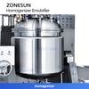 ZONESUN ZS-LTR500 Tilting Vacuum Homogenizing Mixer for Cosmetic Pharmaceutical Manufacturing