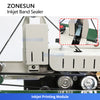 ZONESUN ZS-FR1800P Automatic Bag Sealer with Integrated Code Printer