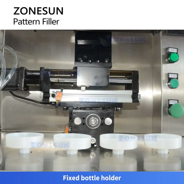 ZONESUN ZS-PGF4 Multi-Color Cream Filling Machine for Swirl Cushion Cosmetics