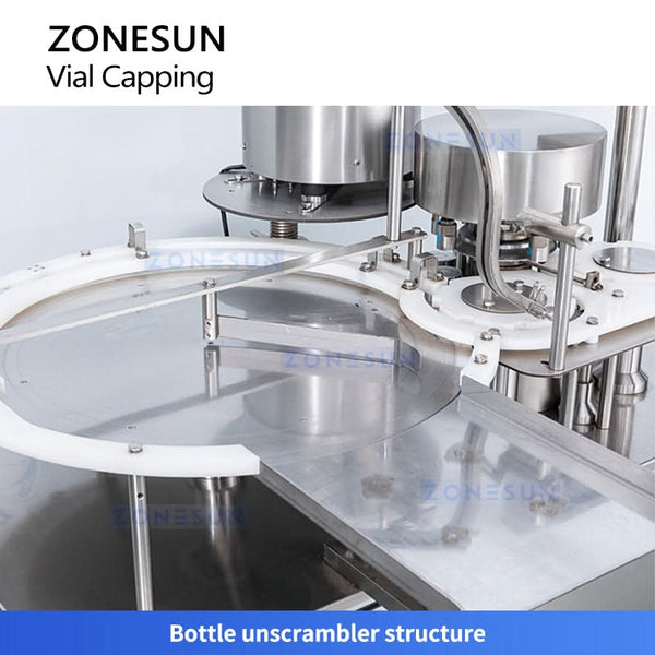 ZONESUN ZS-YG300 High-Speed Vial Capping Machine Glass Vial Crimper
