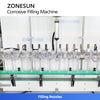ZONESUN ZS-YTCR12A 12-Head Corrosion-Resistant Filling Machine Bleach Acid Alkali Filler