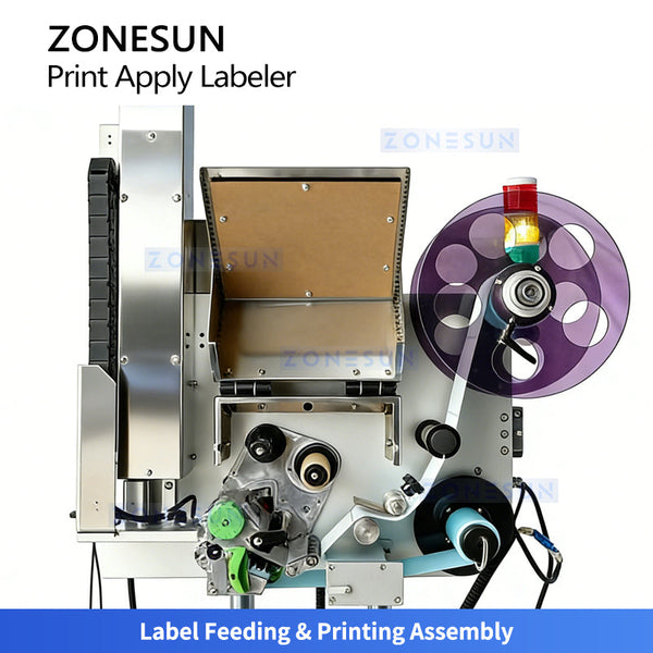 Zonesun ZS-TB160POP Industrial Print and Apply Labeling Machine Real-time Labeling Solutions for Logistics Manufacturing