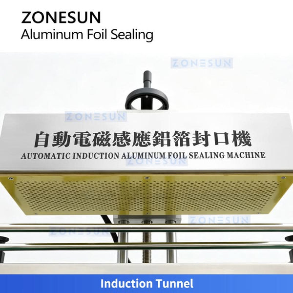 ZONESUN ZS-FK1300 Automatic Induction Foil Sealing Machine 10–70mm Bottles