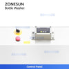 ZONESUN ZS-WB2S Semi-Automatic Dual-Head Bottle Washing Machine