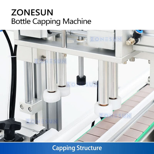 ZONESUN ZS-XG1860 Tabletop Automatic Bottle Twist Top Cap Capping Machine