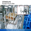 ZONESUN ZS-AFS210 Automatic Powder Pouch Filling and Sealing Machine