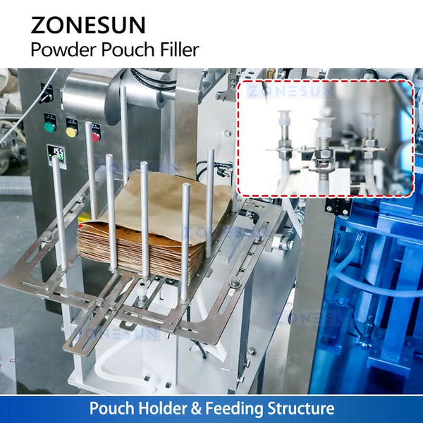 ZONESUN ZS-AFS210 Automatic Powder Pouch Filling and Sealing Machine