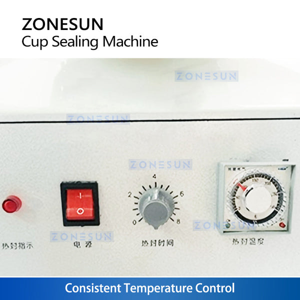 ZONESUN ZS-KCS5 Automatic Cup Sealing Machine with Custom Molds for Yogurt Sauce Pods Coffee Creamer Packaging
