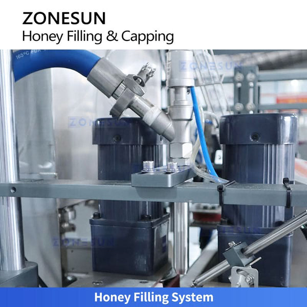 ZONESUN ZS-FSHS22 Customized Single Head Honey Filling and Capping Machine for Viscous Liquids