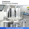 Premade pouch feeding system on ZS-AFS210V