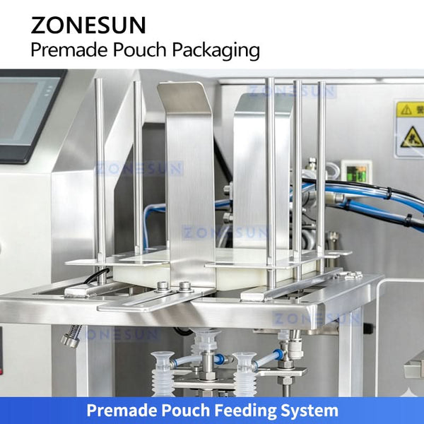 Premade pouch feeding system on ZS-AFS210V