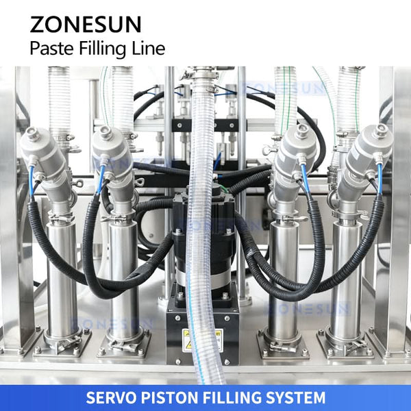 ZONESUN ZS-FAL180G10 Automatic 4-Head Bottle Filling & Capping Line | Complete Packaging Machine