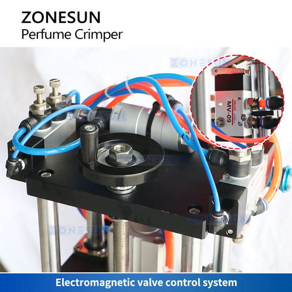 ZONESUN ZS-YG08Z Pneumatic Perfume Crimping Machine  Perfume Capping Machine