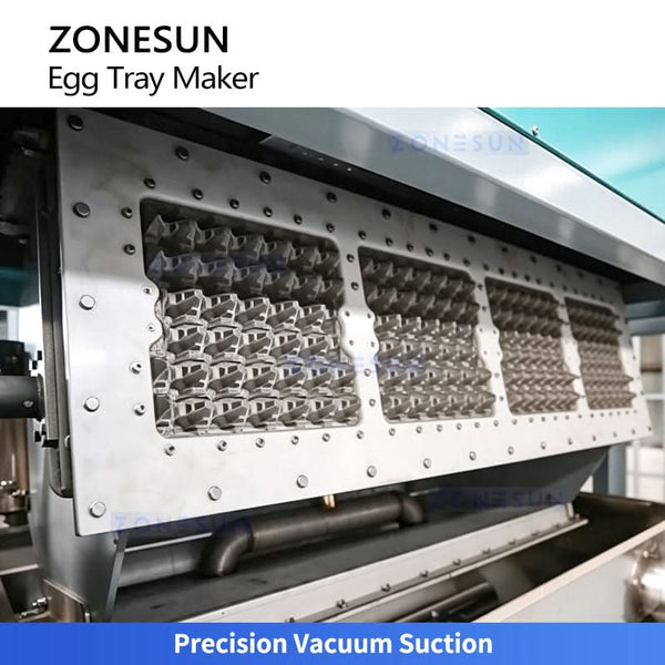 ZONESUN ZS-PT1000 Automatic Rotary Paper Pulp Molding Machine Egg Fruit Tray Making Equipment