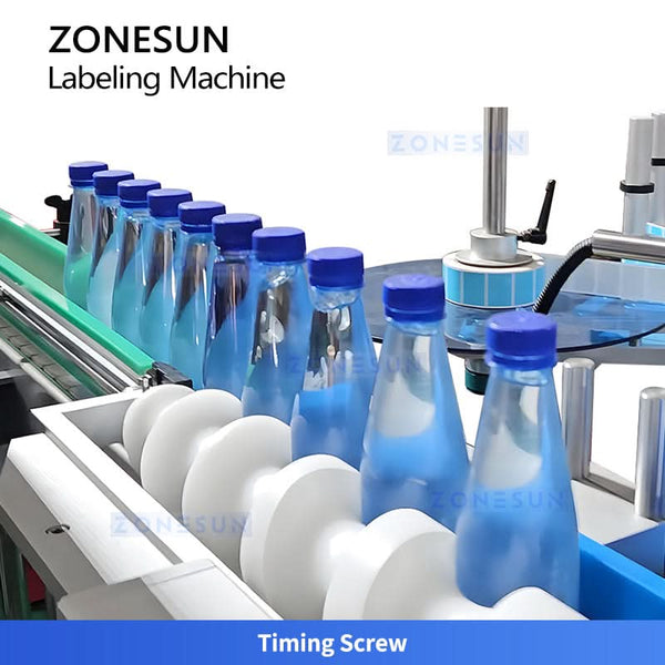 ZONESUN ZS-TB920 High Speed Round Bottle Labeling Machine Self-adhesive Label Applicator