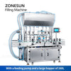 ZONESUN ZS-YT6T-6PX Six-Head Servo Viscous Liquid Filling Machine