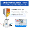 ZONEPACK Pneumatic A02 NEW Ручная разливочная машина (5 ~ 50 мл) для машины для розлива крема, шампуня, косметической жидкости 